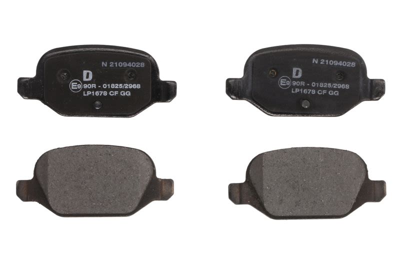 Pastillas de freno de disco DELPHI LP1678 para Fiat 500