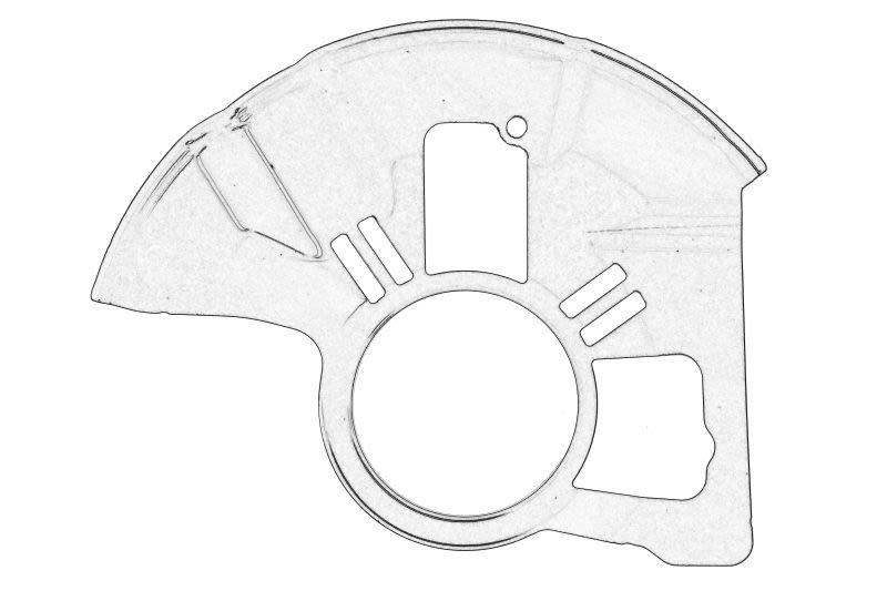 Protector de disco de freno OE MAZDA L206-33-261D para Mazda CX-7