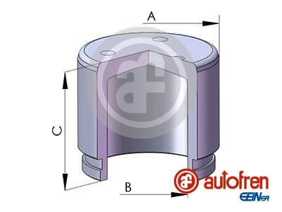 Pistón de cáliper de freno AUTOFREN SEINSA D025123 para Toyota Hilux V