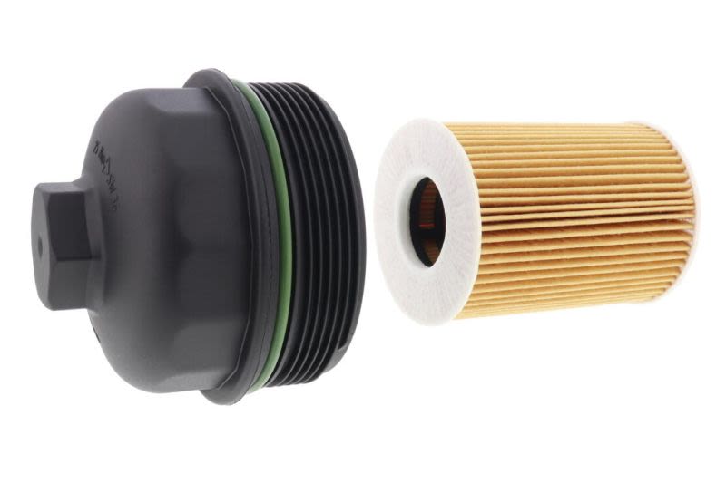 Tapa de carcasa de filtro de aceite VAICO V45-0230 para Porsche Paname