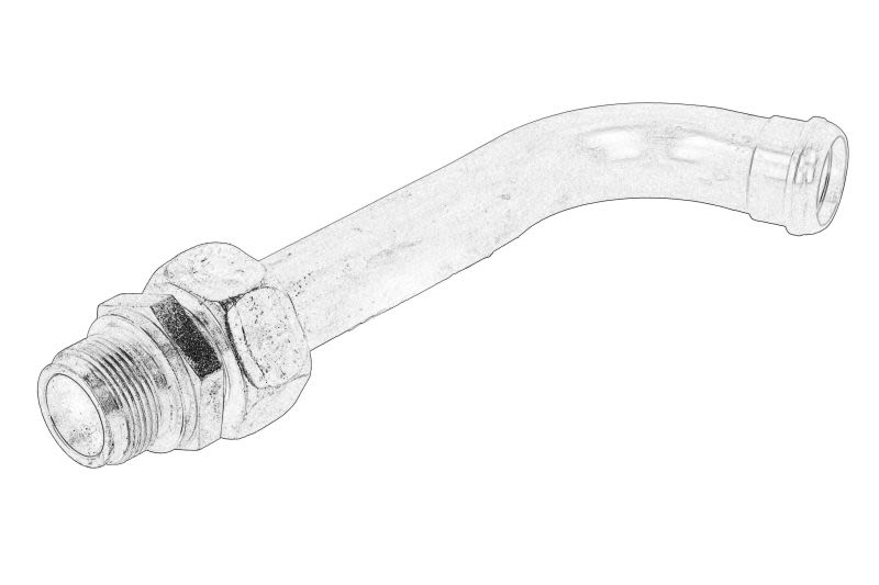 Tubería del radiador de aceite OE MERCEDES 457 180 06 22