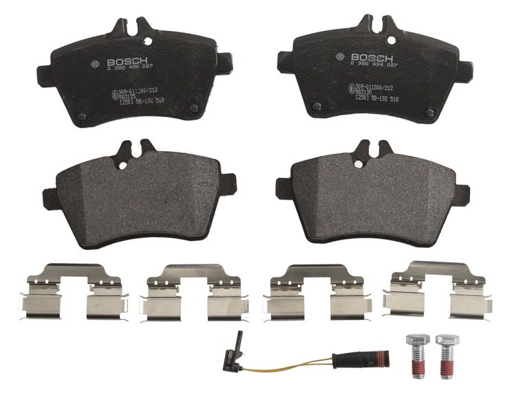 Pastillas de freno de disco BOSCH 0 986 494 087 para Mercedes-Benz Clase A (W169) 2004-2012