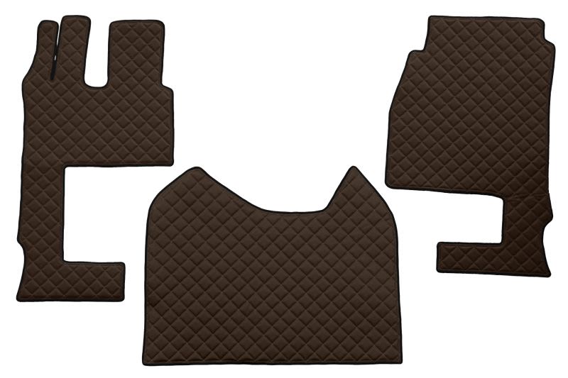 Alfombra de piso F-CORE FL04 BROWN para Mercedes-Benz Actros MP4 / MP5