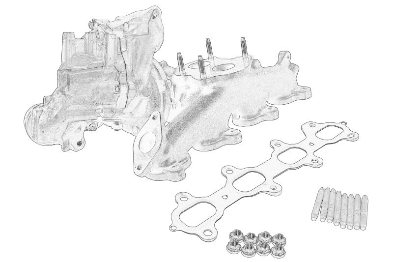 Kit de montaje de turbocompresor OE RENAULT 14 41 043 12R para Nissan Navara NP300