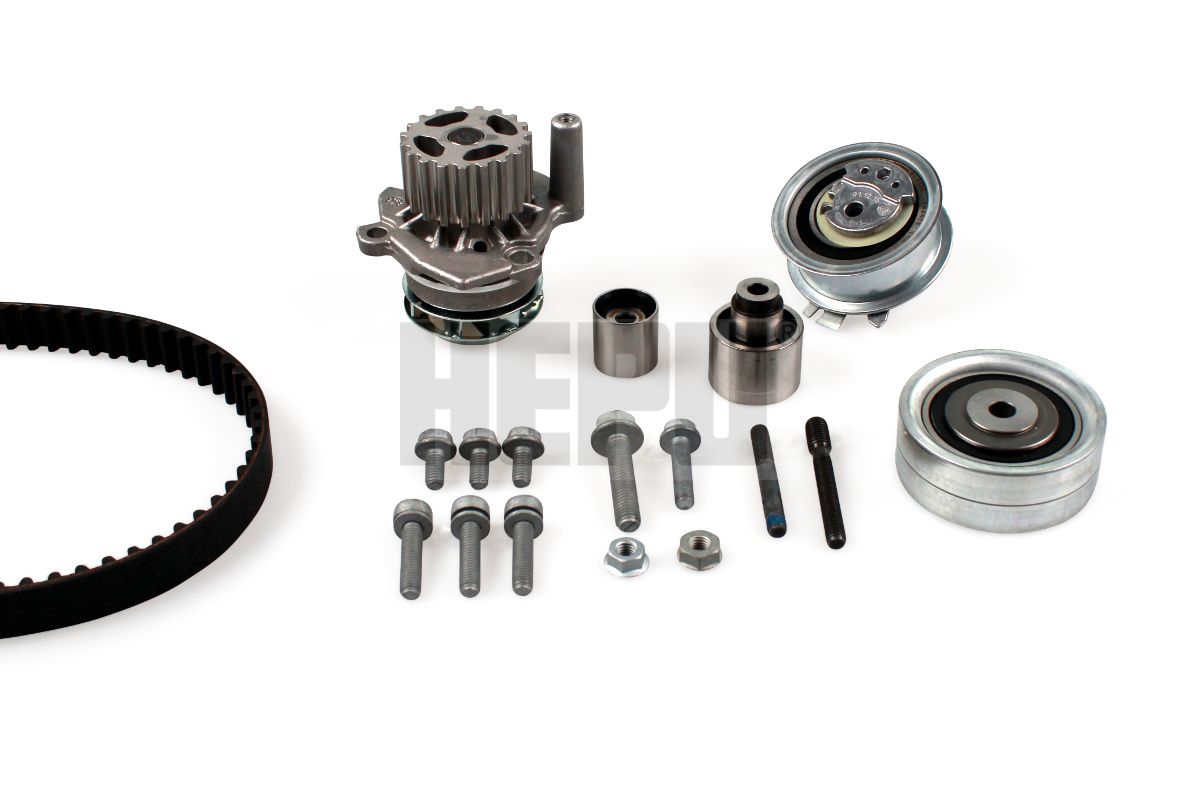 Kit de bomba de agua y correa de distribución HEPU PK06551 para Audi A3