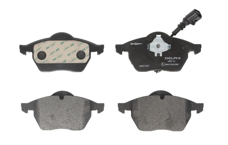 Pastillas de freno de disco DELPHI LP1525 para Volkswagen Golf IV