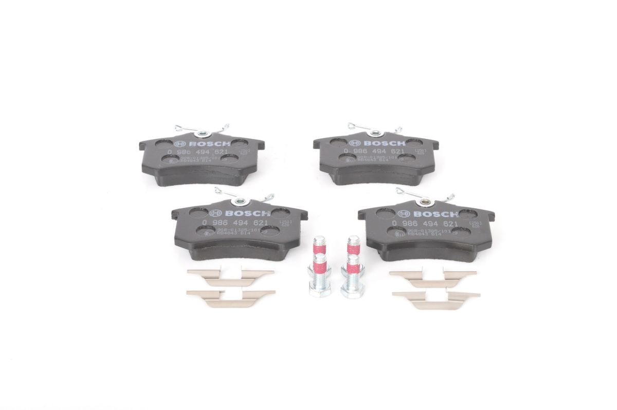 Pastillas de freno de disco BOSCH 0 986 494 621 para Citroen C3 Aircross I
