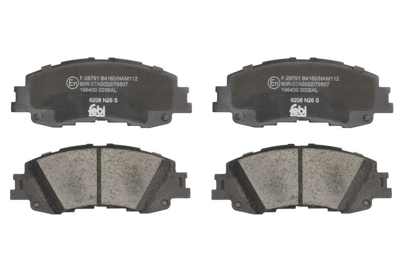 Pastillas de freno de disco FEBI 196400 para Toyota Yaris