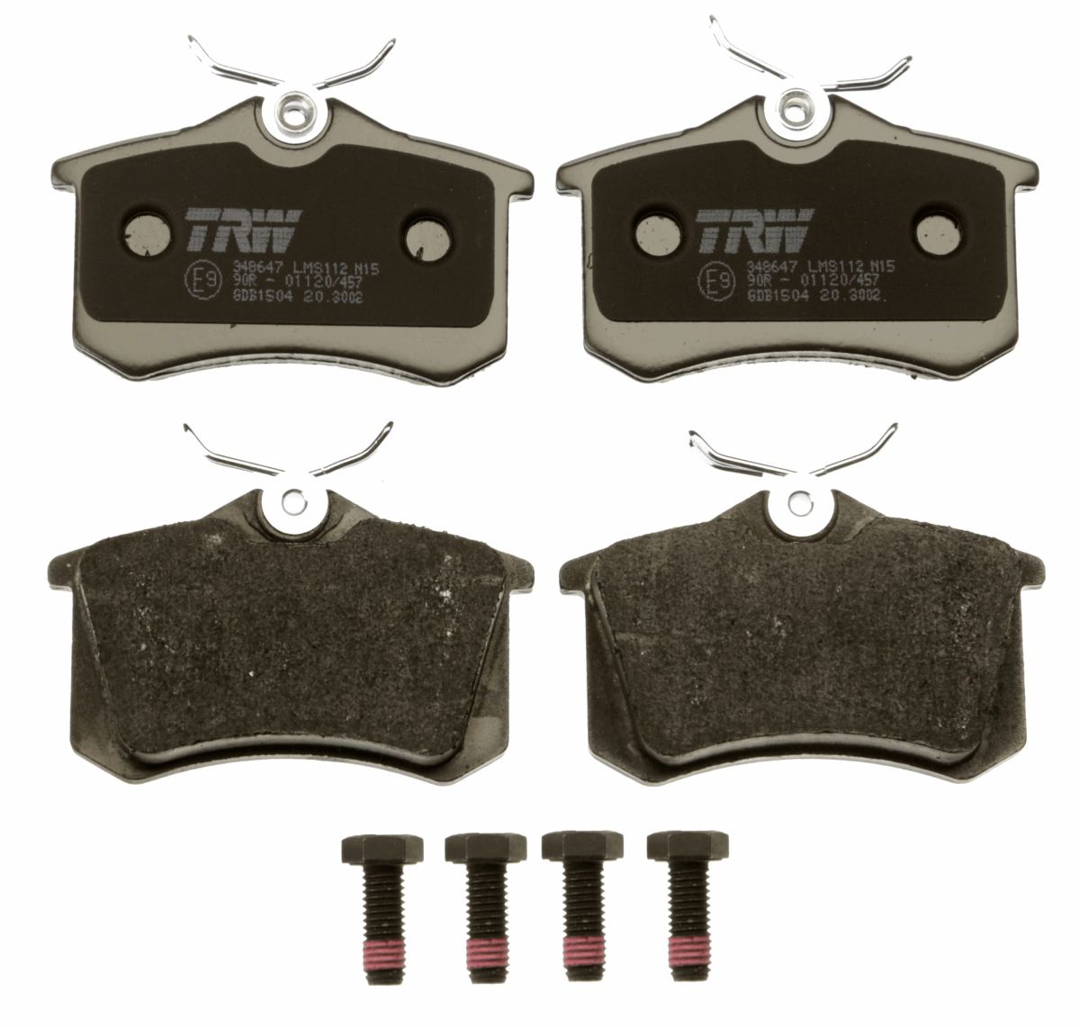 Pastillas de freno de disco TRW GDB1504 para Citroen C4