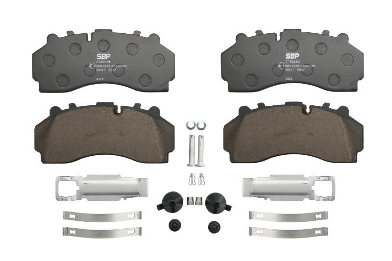 Pastillas de freno de disco SBP 07-P29331 para Scania 4