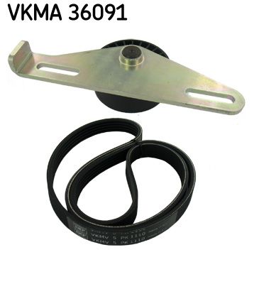 Juego de correa multinervada SKF VKMA 36091 para Renault Clio II