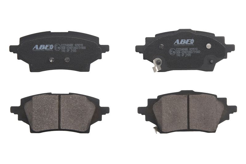 Pastillas de freno de disco ABE C22046ABE para Toyota Yaris