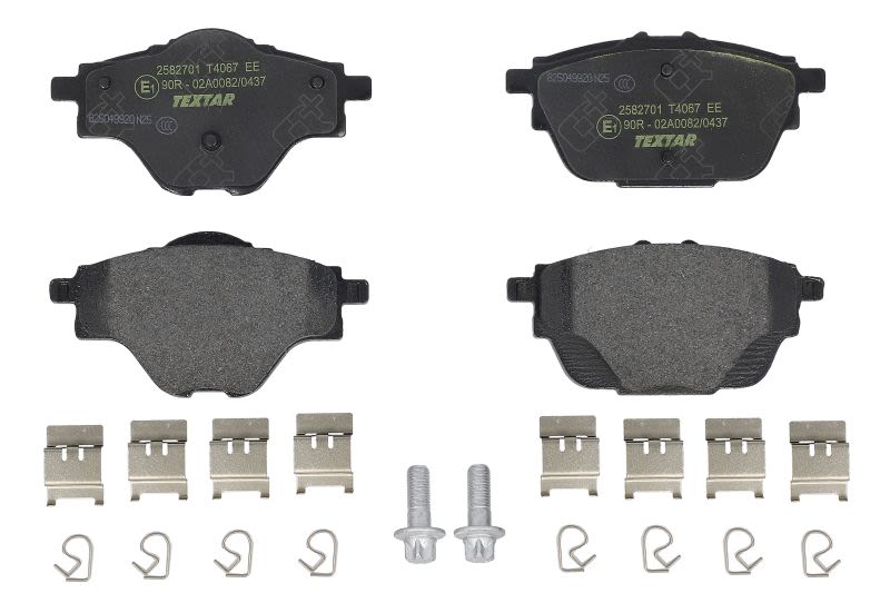 Pastillas de freno de disco TEXTAR 2582701 para Citroen C4 Picasso II