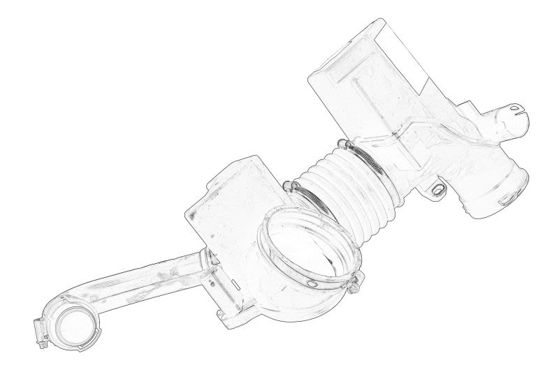 Manguera de aire de carga OE BMW 13 71 8 479 958 para BMW Serie 1 (F20) 2011-2019