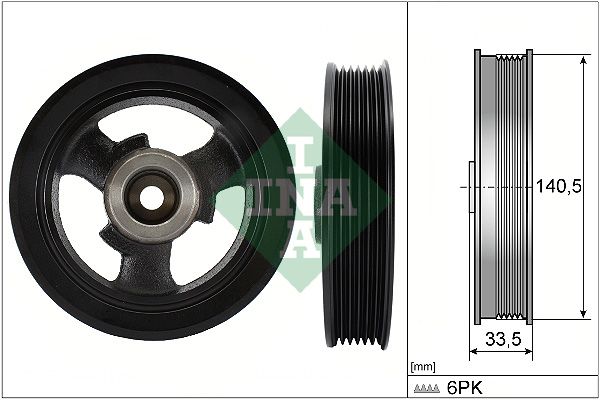 Polea de cigüeñal INA 544 0149 10 para Chrysler PT Cruise