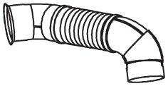 Tubería de escape DINEX 53125 para Mercedes-Benz Actros MP2 / MP3 OM541.920-OM541.978