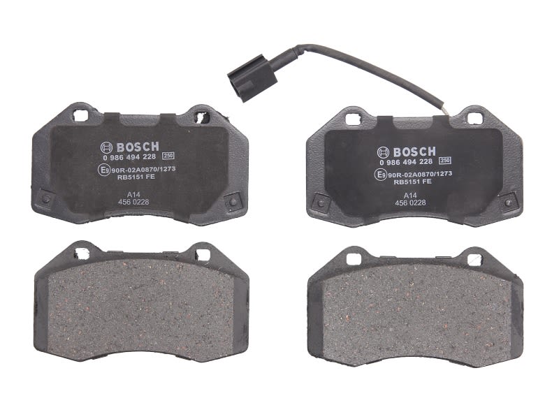 Pastillas de freno de disco BOSCH 0 986 494 228 para Renault Clio III