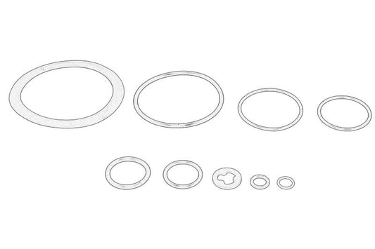 Empaquetadura/sello de la carcasa del filtro de combustible OE JOHN DEERE RE516553-JD para John Deere 310