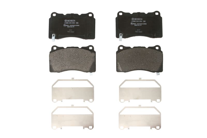 Pastillas de freno de disco BOSCH 0 986 494 880 para Honda CIVIC IX