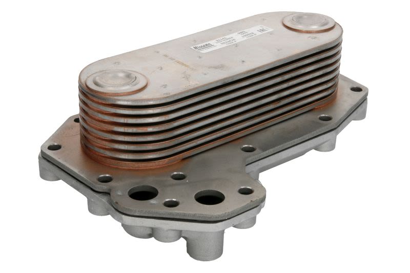 Enfriador de aceite, aceite de motor NISSENS 91141 para Mercedes-Benz Atego