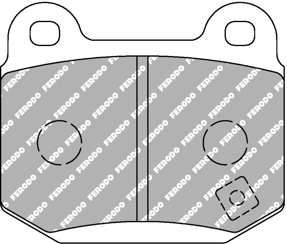 Pastillas de freno de disco FERODO FCP1562Z para Mitsubishi Lancer VI