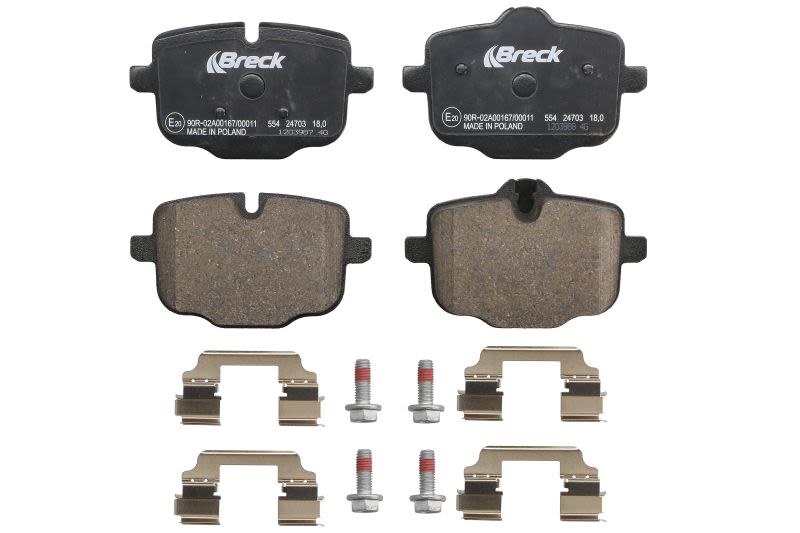 Pastillas de freno de disco BRECK 24703 00 554 00 para BMW Serie 3 (G20, G80, G28) 2018-