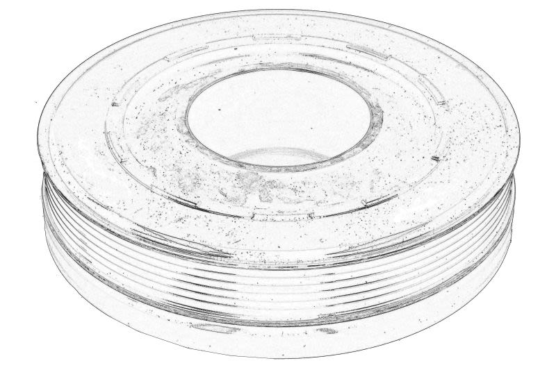 Polea de cigüeñal OE VW 059 105 251EL para Audi A6 C7