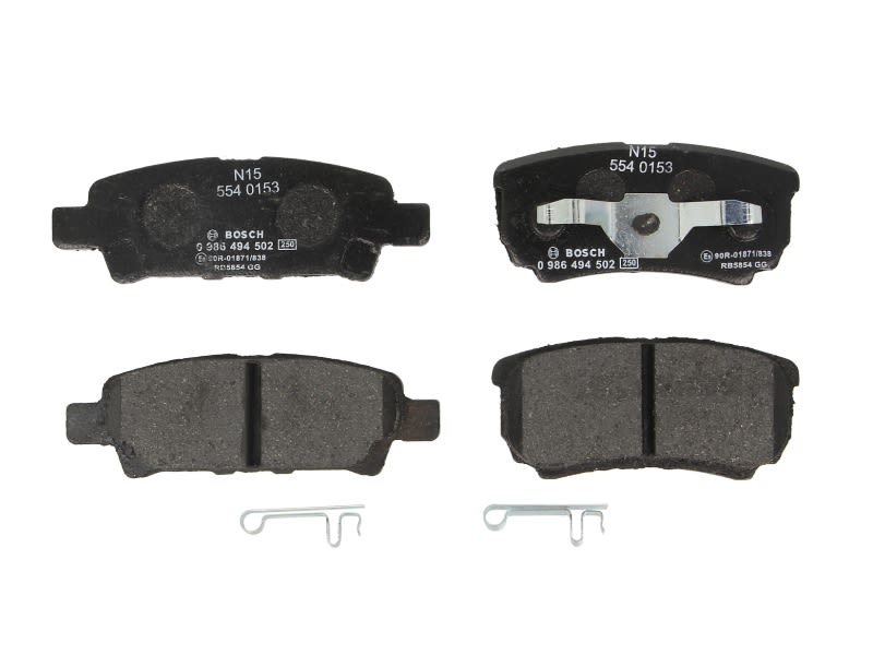 Pastillas de freno de disco BOSCH 0 986 494 502 para Mitsubishi Lancer VII