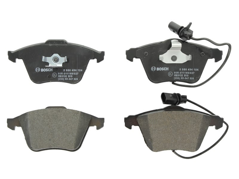 Pastillas de freno de disco BOSCH 0 986 494 104 para Audi A4 B6
