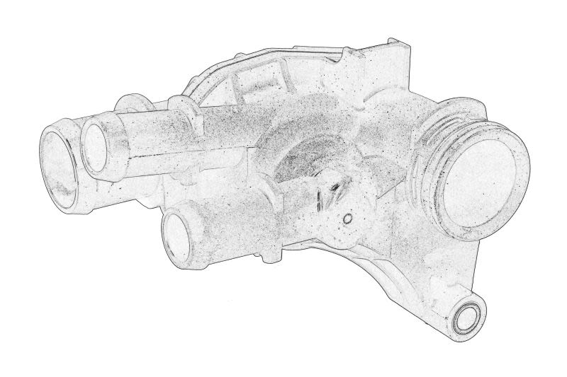 Termostato de refrigerante OE FORD 1890165 para Ford Focus III