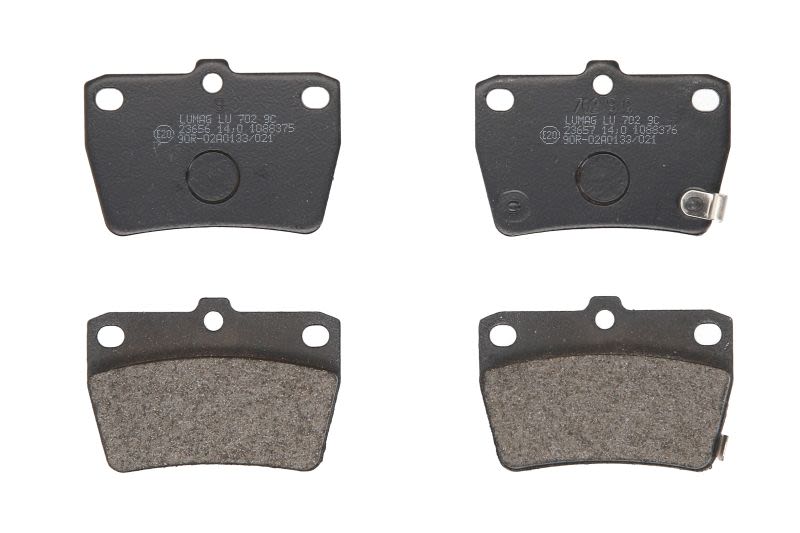 Pastillas de freno de disco BRECK 23656 00 702 10 para Toyota RAV 4 II 1.8/2.0/2.0D