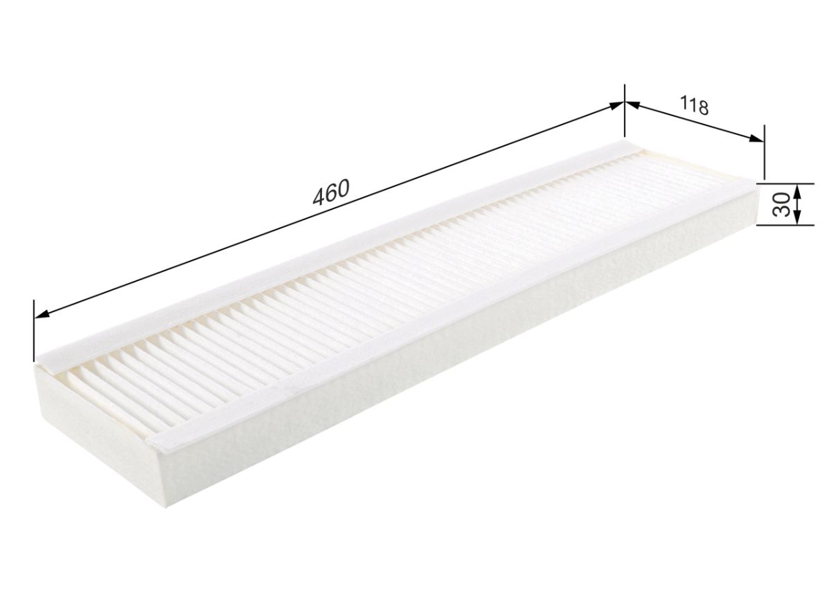 Filtro de aire de cabina BOSCH 1 987 432 082 para Mini (R52) 1.4/1.4D/1.6