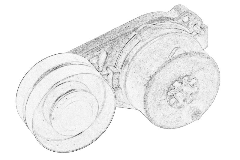 Palanca tensora de correa multicanal OE VOLVO VO23112520