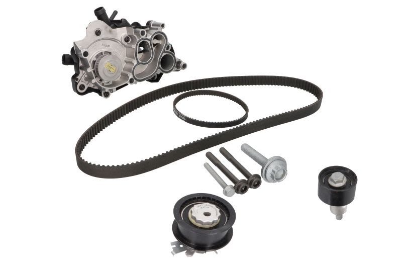 Kit de bomba de agua y correa de distribución HEPU PK06871 para Audi A3
