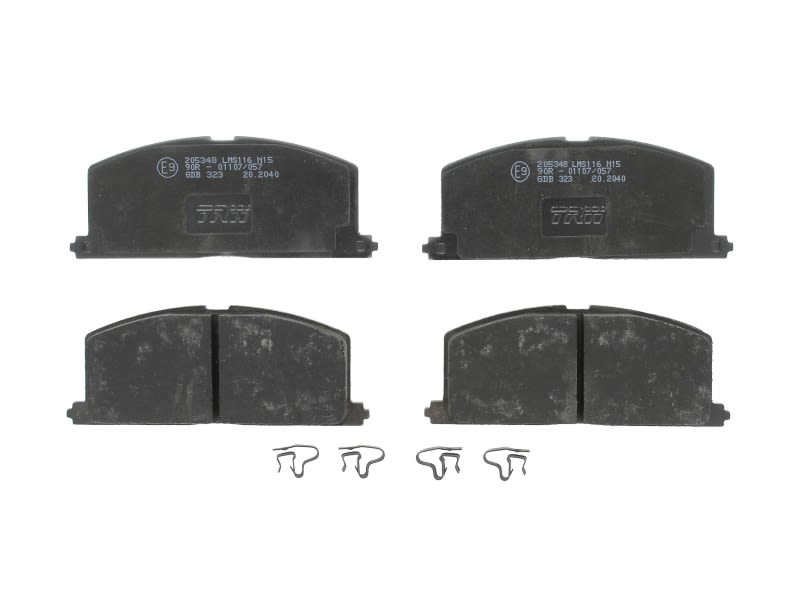 Pastillas de freno de disco TRW GDB323 para Toyota Coroll