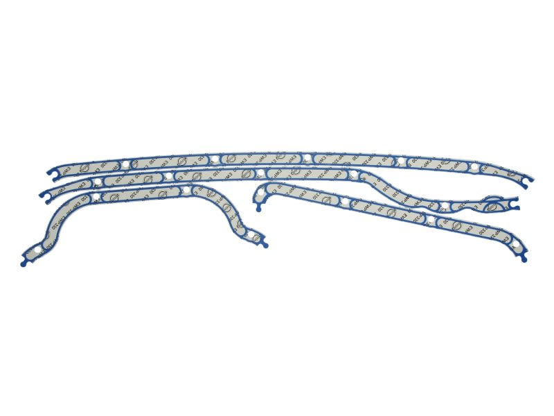 Juego de empaquetaduras del cárter de aceite ELRING 381.981 para Scania K I