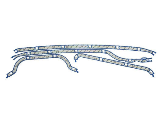 Juego de empaquetaduras del cárter de aceite ELRING 381.981 para Scania K I