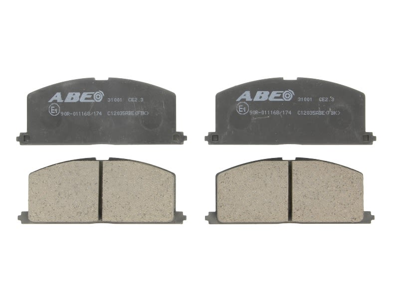 Pastillas de freno de disco ABE C12035ABE para Toyota Camry