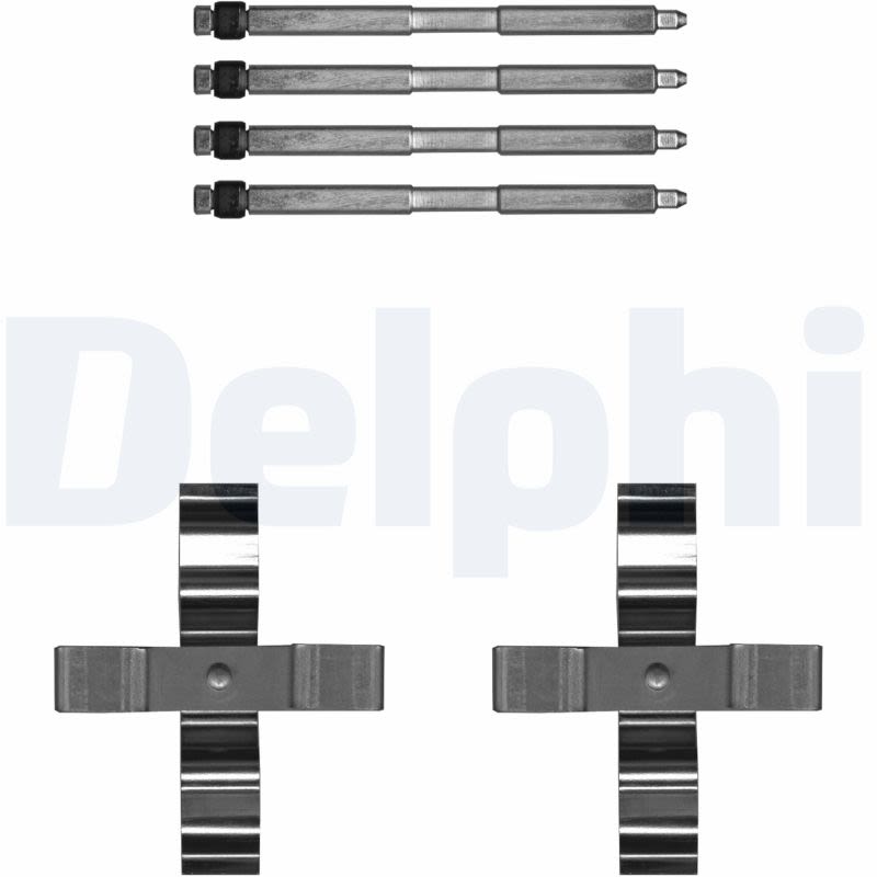 Kit de accesorios, pastilla de freno de disco DELPHI LX0703