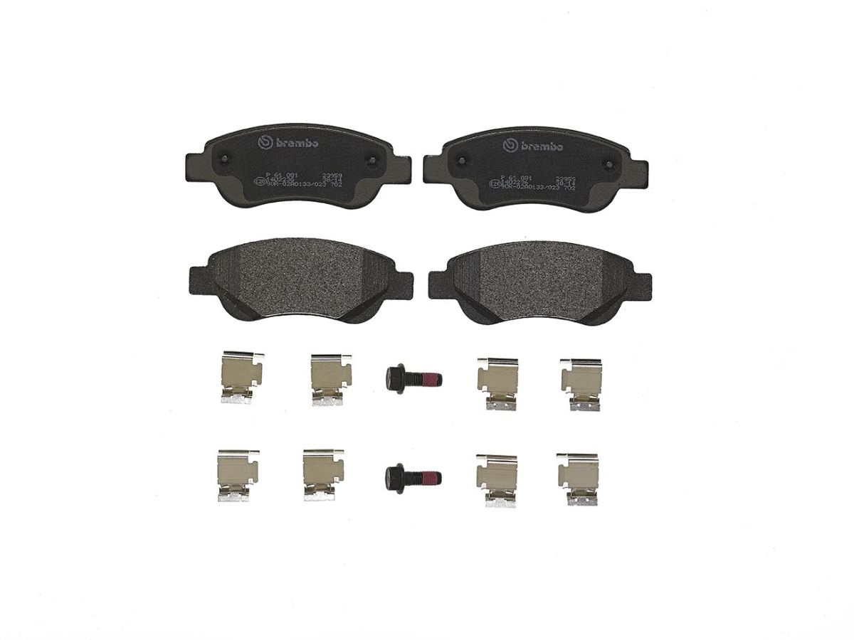 Pastillas de freno de disco BREMBO P 61 081 para Toyota Aygo 1.0/1.2/1.4D