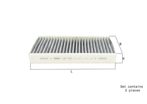 Filtro de aire de cabina KNECHT LAK 1156/S para BMW Serie 1 (F40) 2019-