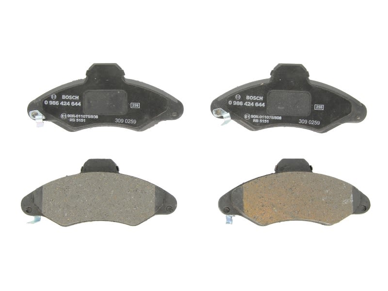 Pastillas de freno de disco BOSCH 0 986 424 644 para Ford Escort V