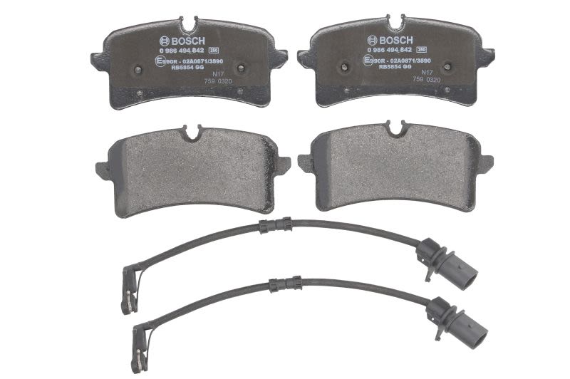 Pastillas de freno de disco BOSCH 0 986 494 842 para Audi A8 D4