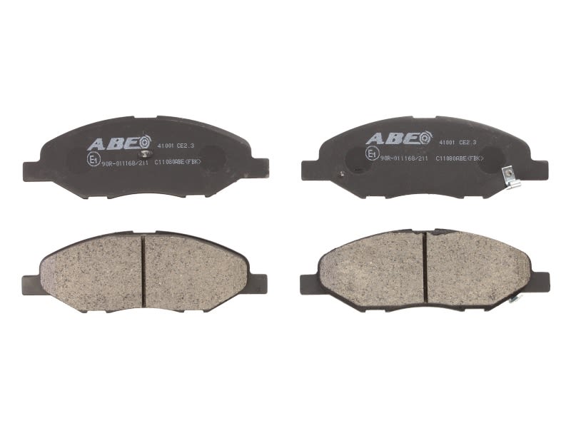Pastillas de freno de disco ABE C11080ABE para Nissan Tiid