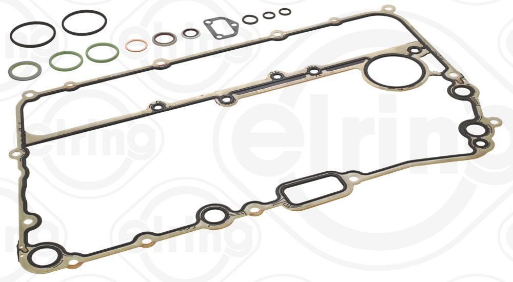Juego de empaquetaduras de enfriador de aceite ELRING 095.400 para Scania 13.87