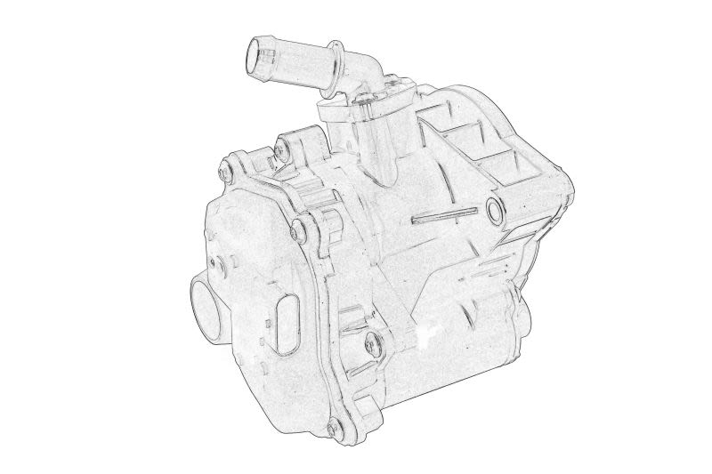 Bomba de agua auxiliar OE OPEL 55516904 para Opel Astra K