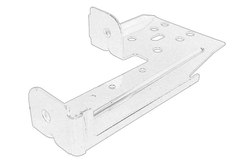 Soporte de radiador OE IVECO 5803250188