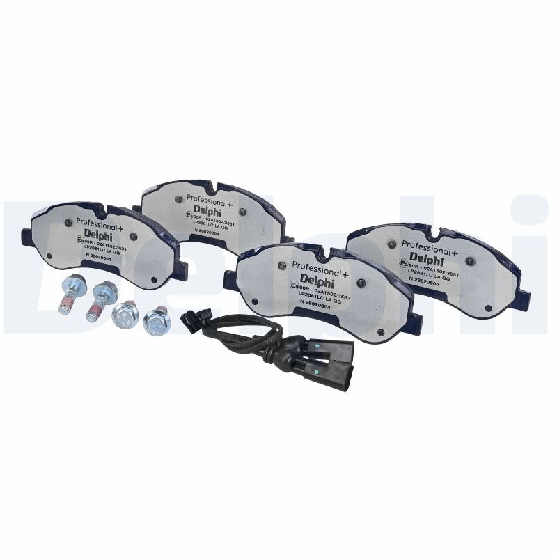 Pastillas de freno de disco DELPHI LP2661LC para Ford Transit V363