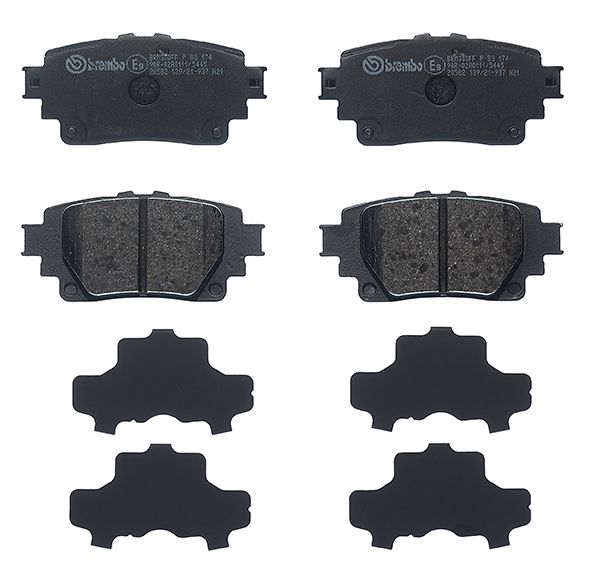 Pastillas de freno de disco BREMBO P 83 174 para Toyota Coroll