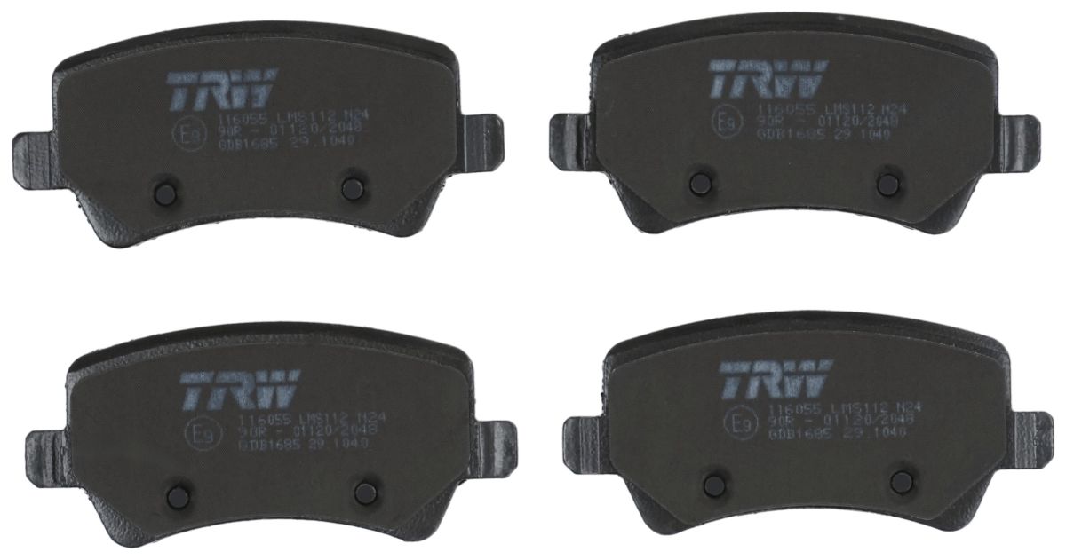 Pastillas de freno de disco TRW GDB1685 para Volvo S60 II